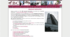Desktop Screenshot of mbc-assurance-construction.fr