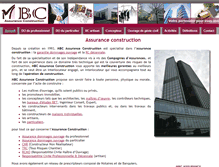 Tablet Screenshot of mbc-assurance-construction.fr